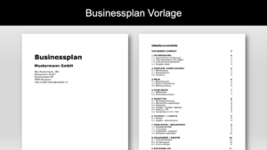 Businessplan Vorlage Muster Schweiz Header