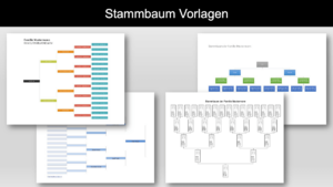 Stammbaum Vorlage (Excel & Word)