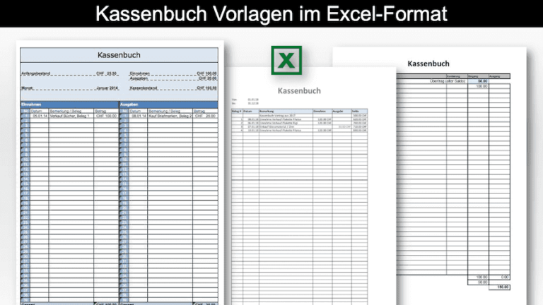 Kassenbuch Vorlage Excel Header