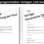 Kündigung Vorlage Arbeitsvertrag Schweiz