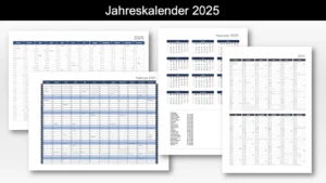 Kalender 2025 Schweiz zum Ausdrucken
